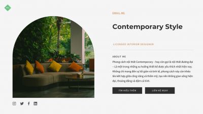 Phong Cách Nội Thất Contemporary – Khi Hiện Đại Gặp Gỡ Tinh Tế